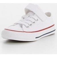 Converse Kids Easy-On Velcro Ox Trainers - White
