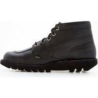 Kickers Kick Hi Vegan Shoe - Black