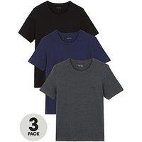 Boss 3 Pack Classic Crew T-Shirt - Open Blue