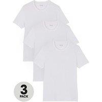 Boss 3 Pack Classic Crew T-Shirt - White