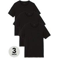 Boss 3 Pack Classic Crew T-Shirt - Black