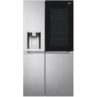 Lg Instaview Thinq Gsxv90Bsae Wifi Connected American-Style Fridge Freezer - Stainless Steel - E Rated