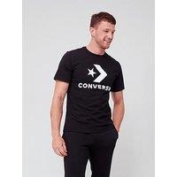 Converse Gender Free Star Chevron T-Shirt - Black