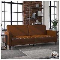 Dorel Home Qe Liam Faux Leather Futon