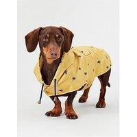 Joules Golightly Printed Water Resistant Packaway Dog Jacket - Small