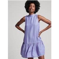 Superdry Studios Woven Mini Dress - Gabriella Pink Print