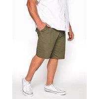 Badrhino Stretch Chino Shorts - Green