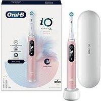 Oral-B Io6 Pink Sand Electric Toothbrush + Travel Case