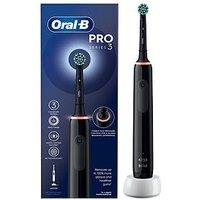 Oral-B Pro 3 3000 All-Black Cross Action Electric Toothbrush