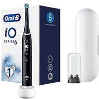 Oral-B Io6 Black Lava Electric Toothbrush + Travel Case