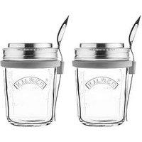 Kilner Set Of 2 Breakfast Jars