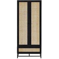 Julian Bowen Padstow 1 Drawer, 2 Door Wardrobe