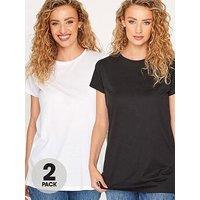 Long Tall Sally 2 Pack Tee Black And White
