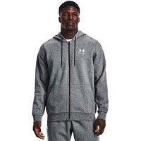 Under Armour Training Essential Fleece Full Zip Hoodie - Grey