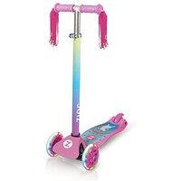 Zinc Three Wheeled Light Up Scooter (Unicorn)