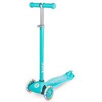 Zinc Three Wheeled Light Up Star Scooter - Blue