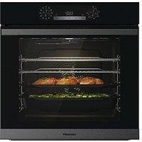 Hisense Bsa63222Abuk 77-Litre Single Electric Oven With Steam Bake Function - Black