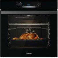 Hisense Bi62211Cb 77-Litre Electric Single Oven With Catalytic Liners - Black