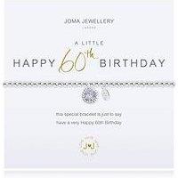 Joma Jewellery A Little 60Th Bracelet In In Silver Plating