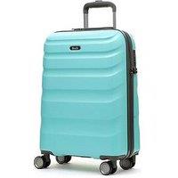 Rock Luggage Bali 8 Wheel Hardshell Cabin Suitcase - Turquoise