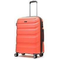 Rock Luggage Bali 8 Wheel Hardshell Medium Suitcase - Coral