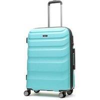 Rock Luggage Bali 8 Wheel Hardshell Medium Suitcase - Turquoise