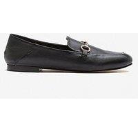 Mint Velvet Camille Black Leather Loafer