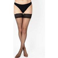 Aristoc 10 Denier Ultra Shine Hold Ups - Black