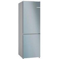 Bosch Series 4 Kgn362Ldfg 60/40, Frost-Free, 60Cm Wide Fridge Freezer - Stainless Steel