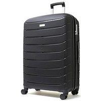 Rock Luggage Prime 8 Wheel Hardshell Large Suitcase - Black