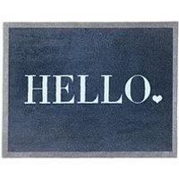 My Mat Hello Doormat - Navy