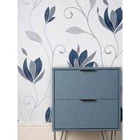 Crown Synergy Floral Sidewall Wallpaper