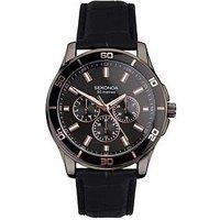 Sekonda Chronograph Leather Mens Watch