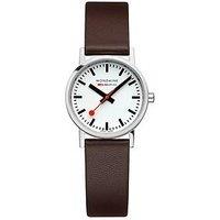 Mondaine Classic 30 Mm Grape Leather Ladies Watch