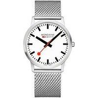 Mondaine Simply Elegant 40 Mm Stainless Steel Unisex Watch