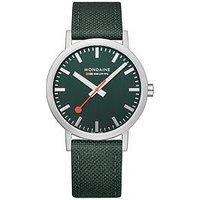 Mondaine Classic 40 Mm Textile With Cork Lining Unisex Watch