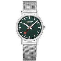 Mondaine Classic 36 Mm Stainless Steel Unisex Watch