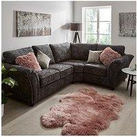 Very Home Ariel Fabric Right Hand Corner Chaise Sofa - Charcoal - Fsc Certified