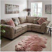 Very Home Ariel Fabric Right Hand Corner Chaise Sofa - Silver - Fsc Certified