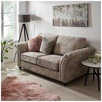 Very Home Ariel 2 Seater Fabric Sofa - Silver - Fsc Certified