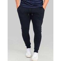 D555 Cuffed Jogger With Side And Back Pockets - Navy