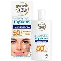 Garnier Ambre Solaire Anti-Dark Spots & Anti-Pollution Super Uv Protection Fluid Spf50+ 40Ml