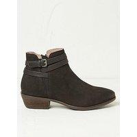 Fatface Ava Ankle Boot - Black