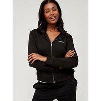 Calvin Klein New Modern Cotton Full Zip Hoodie - Black
