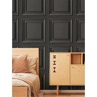 Fresco Wood Panel Wallpaper