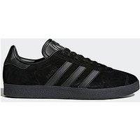 Size 12- Adidas Men’s Gazelle Shoes, Black.