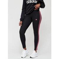 Adidas Sportswear Essentials Sports Leggings - Black/Pink