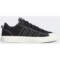 Adidas Nizza RF Black Canvas Men's Trainers Casual Shoes UK 9_10