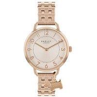 Radley Ladies Rose Gold Open Shoulder Bracelet Watch