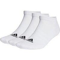 Adidas Sportswear Unisex 3 Pack Cushioned Low Socks - White